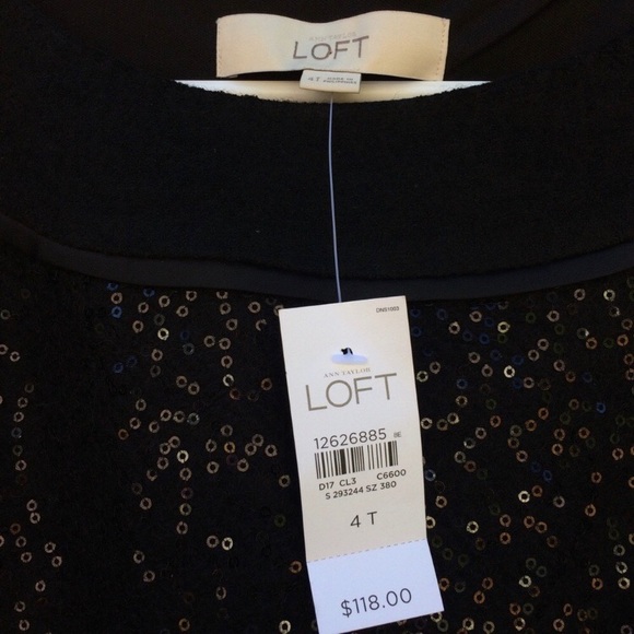 NWT Loft Sequin Dress - Picture 3 of 4